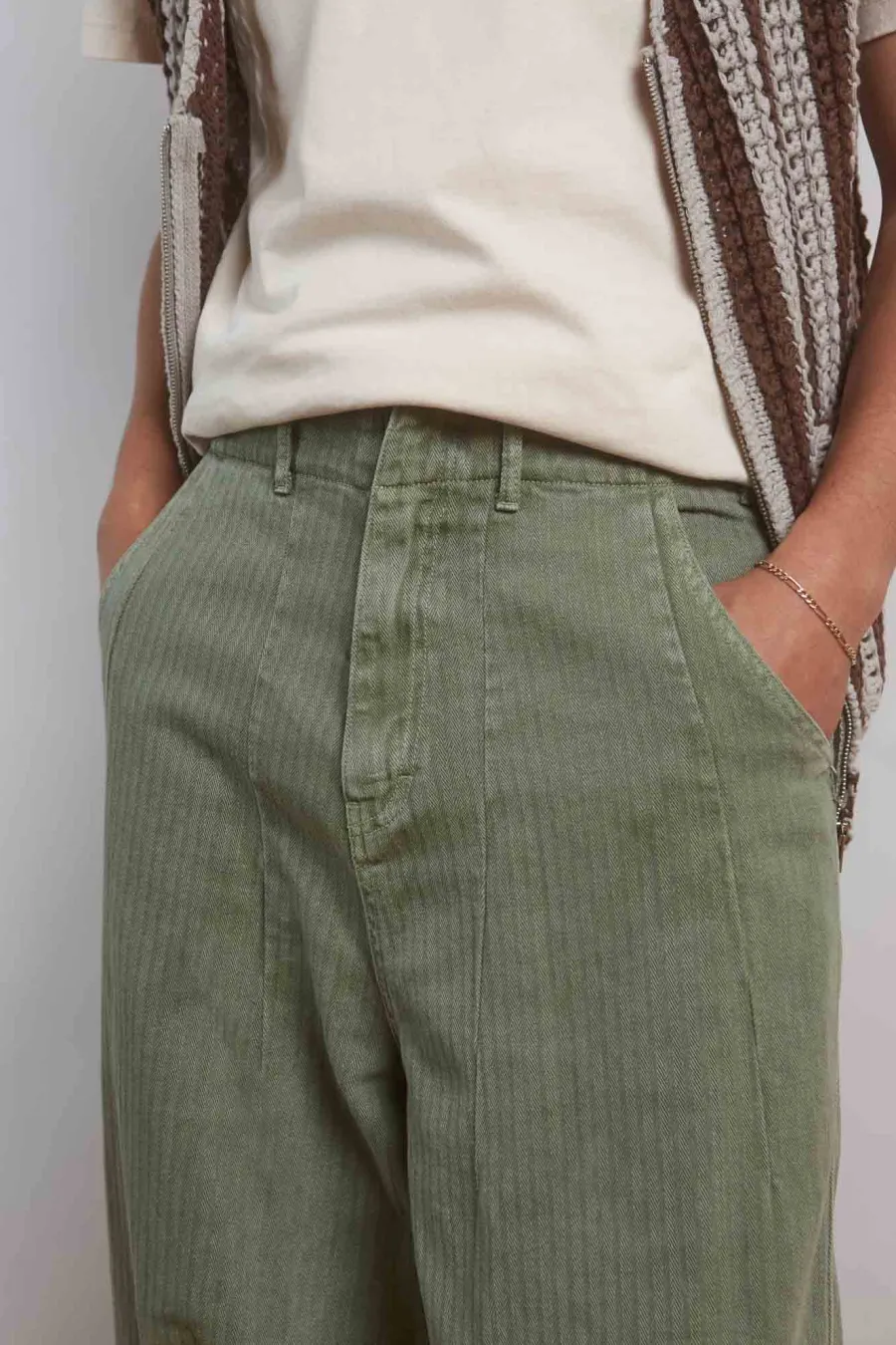 Jaded London Trousers*Khaki Balloon Pants