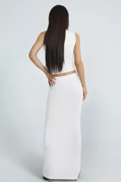 Jaded London Maxi Skirts*Kiss Me Quick Raw Hem Maxi Skirt