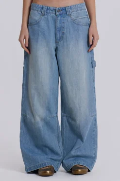 Jaded London Jeans*Light Wash Colossus Carpenter Jeans