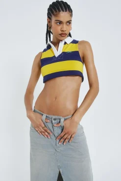 Jaded London Maxi Skirts*Light Wash Denim Colossus Maxi Skirt