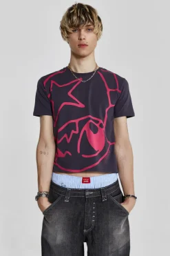 Jaded London T-Shirts*Listen Shrunken Tee