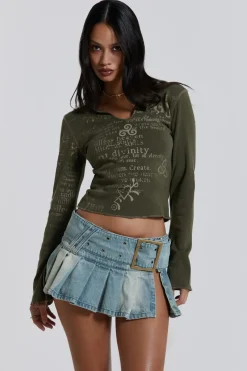 Jaded London Mini Skirts*Ludlow Denim Mini Skirt