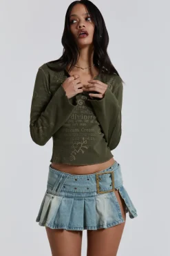 Jaded London Mini Skirts*Ludlow Denim Mini Skirt