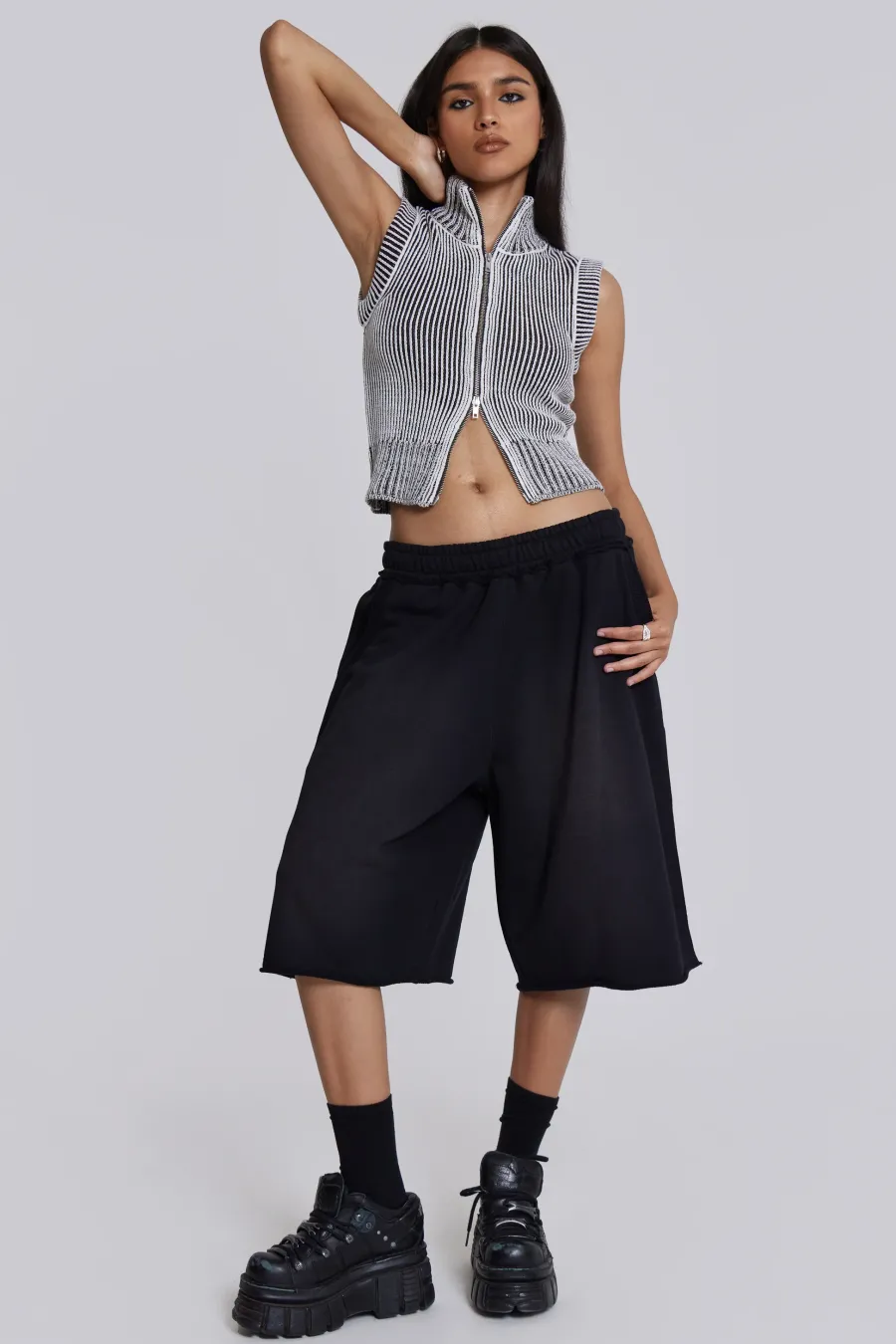 Jaded London Knitwear*Maddox Sleeveless Knitted Top