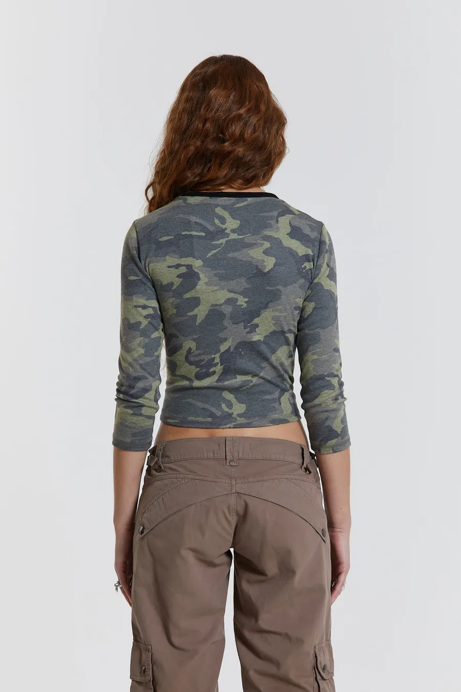 Jaded London T-Shirts*Marsh Long Sleeve Top