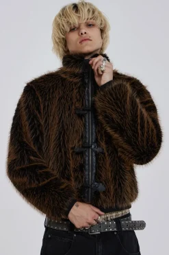 Jaded London *Mendoza Faux Fur Jacket