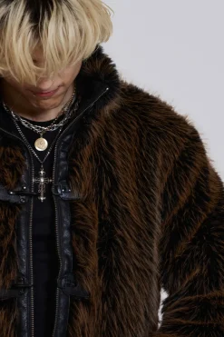 Jaded London *Mendoza Faux Fur Jacket