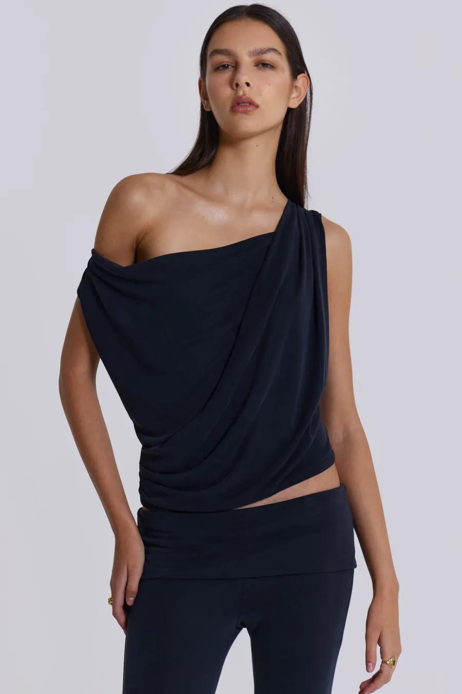 Jaded London *Mira Soft Touch Drape Top
