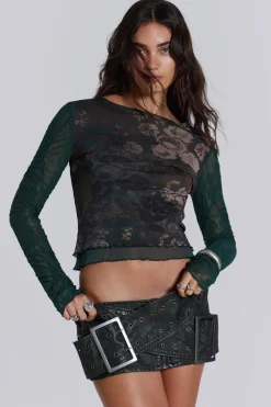 Jaded London Long Sleeve Tops*Mixa Long Sleeve Floral Top