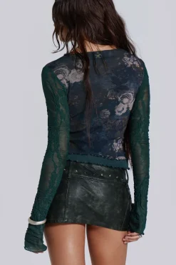 Jaded London Long Sleeve Tops*Mixa Long Sleeve Floral Top