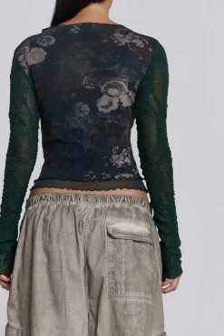 Jaded London Long Sleeve Tops*Mixa Long Sleeve Floral Top
