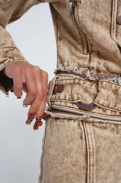 Jaded London Denim Jackets*Not My First Rodeo 6 In 1 Multi-Wear Denim Jumpsuit