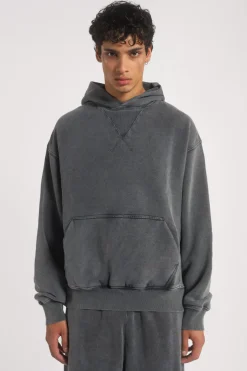 Jaded London Hoodies & Sweatshirts*Ntrls Chrome Grey Oversized Hoodie