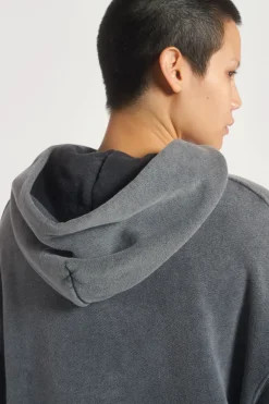Jaded London Hoodies & Sweatshirts*Ntrls Chrome Grey Oversized Hoodie