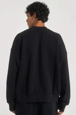 Jaded London *Ntrls Dust Black Crew Neck Sweatshirt