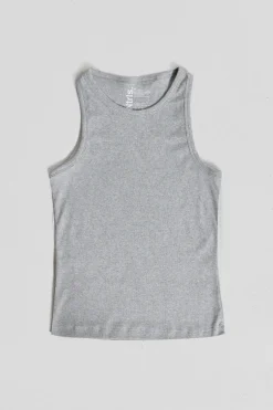 Jaded London *Ntrls Grey Rib Vest