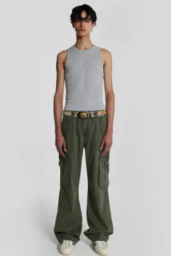 Jaded London *Ntrls Grey Rib Vest