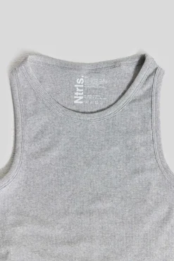Jaded London *Ntrls Grey Rib Vest