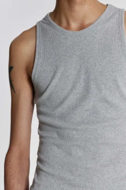 Jaded London *Ntrls Grey Rib Vest