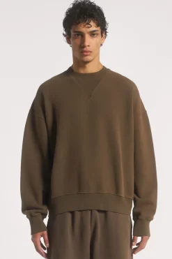 Jaded London *Ntrls Mocha Crew Neck Sweatshirt