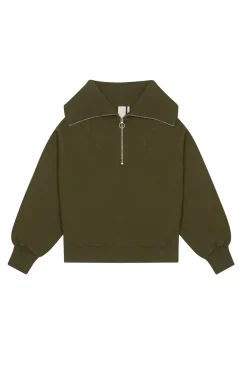 Jaded London *Ntrls Moss Quarter Zip Sweatshirt