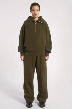 Jaded London *Ntrls Moss Quarter Zip Sweatshirt