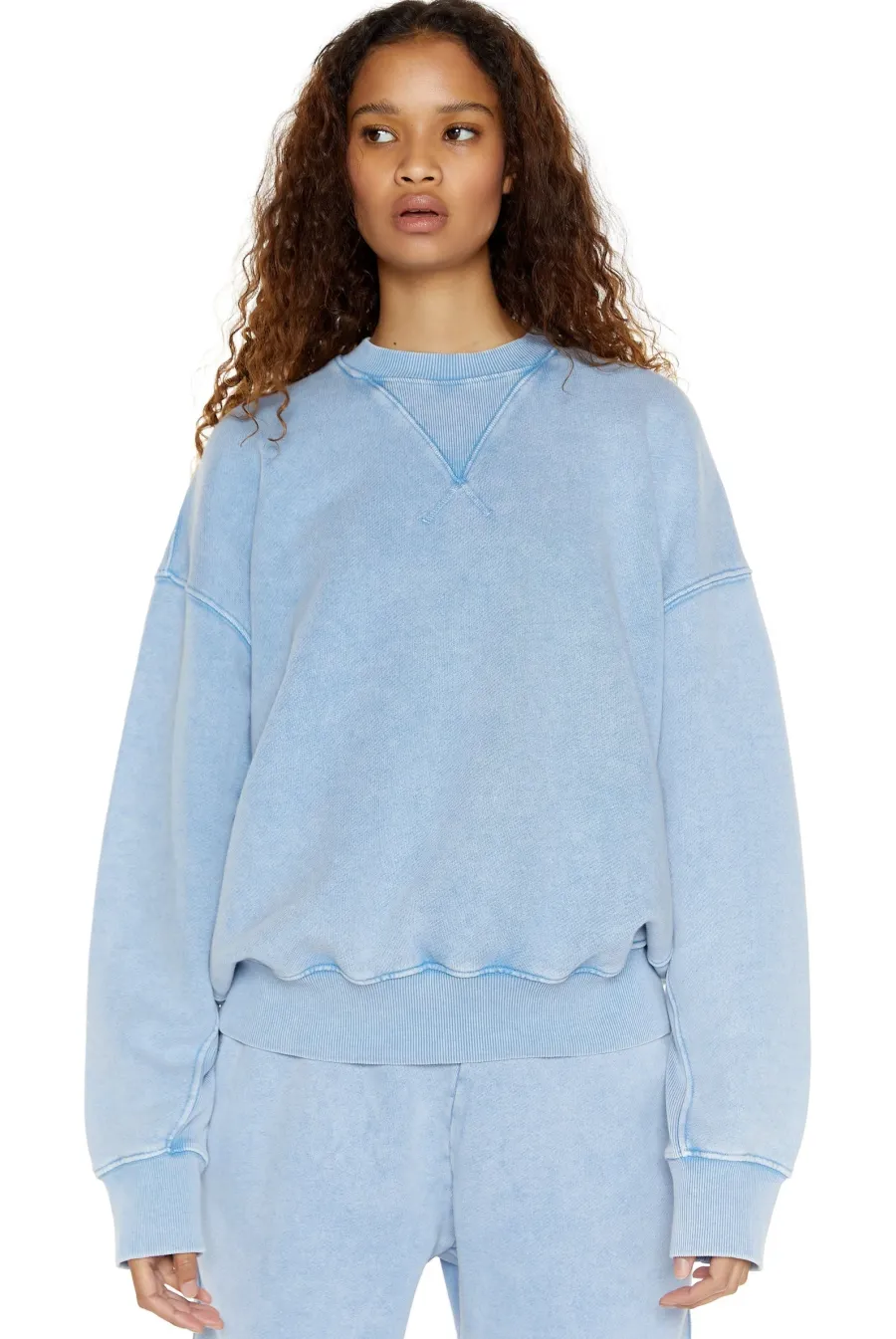 Jaded London *Ntrls Powder Blue Crew Neck Sweatshirt