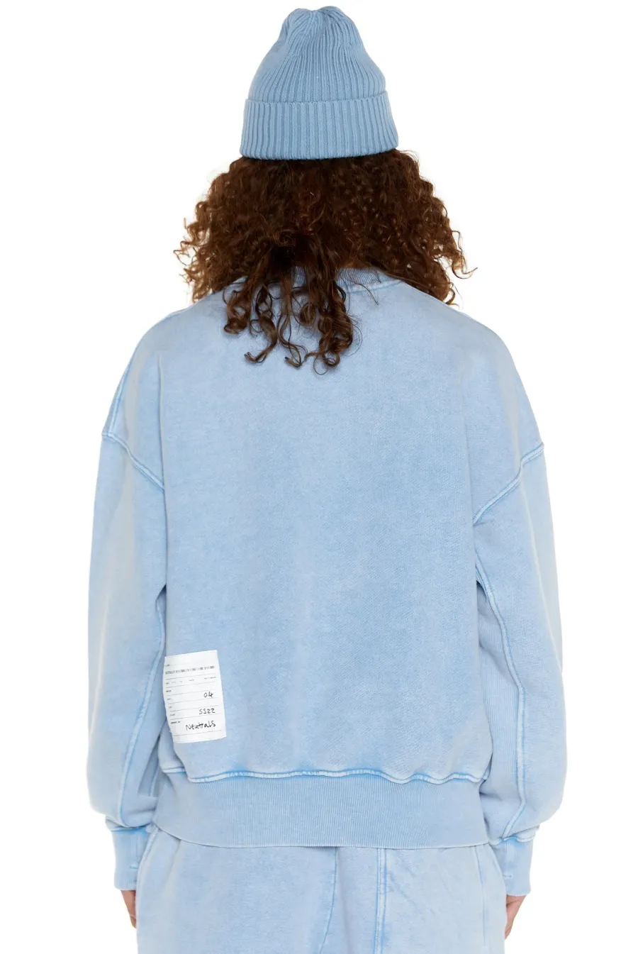 Jaded London *Ntrls Powder Blue Crew Neck Sweatshirt
