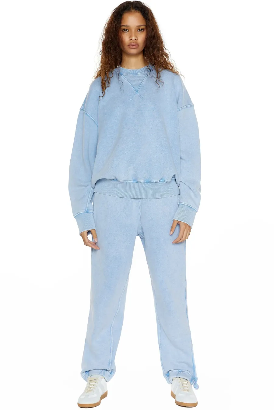 Jaded London *Ntrls Powder Blue Crew Neck Sweatshirt