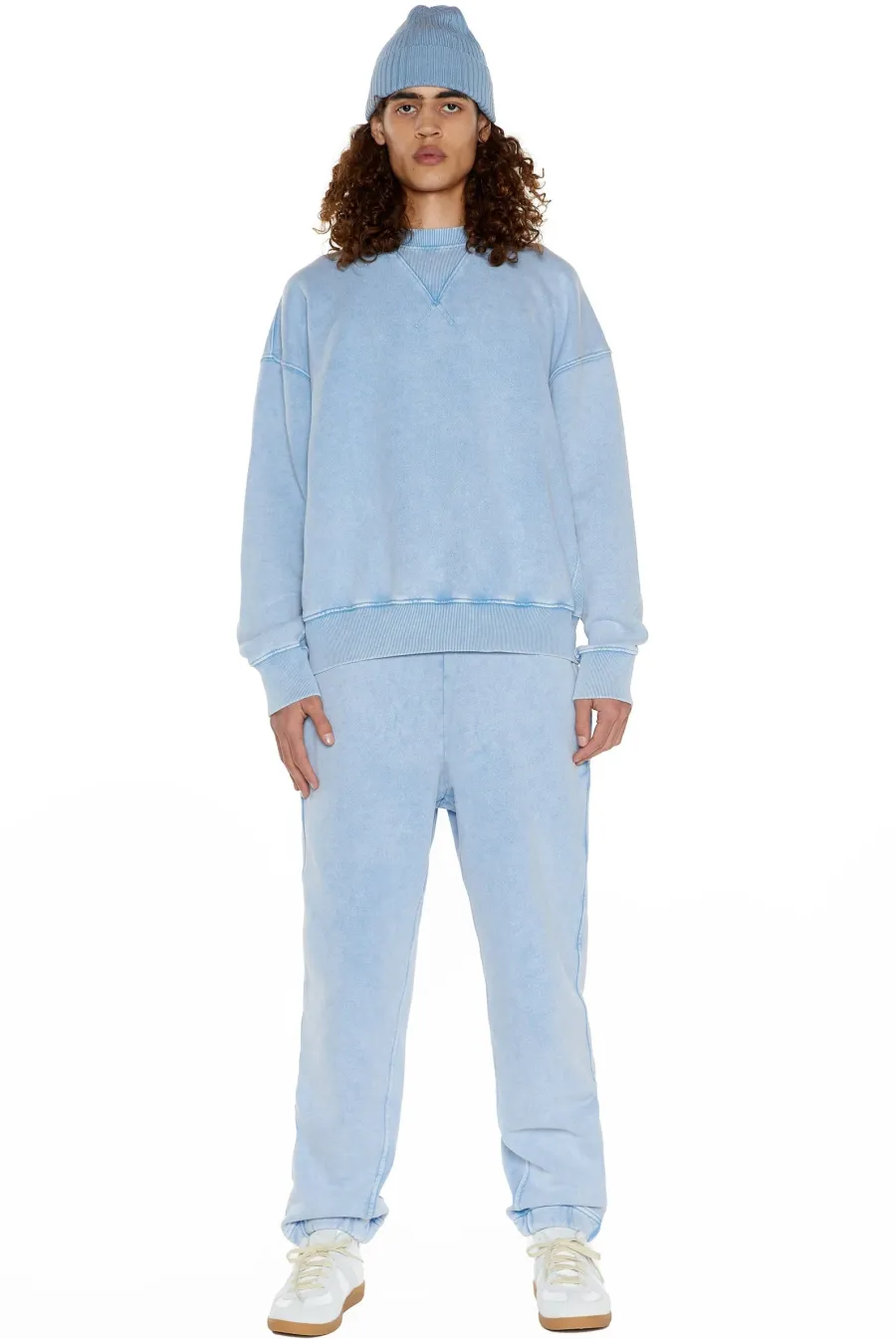Jaded London *Ntrls Powder Blue Crew Neck Sweatshirt