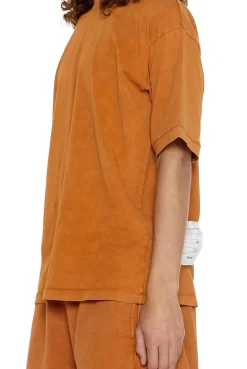 Jaded London T-Shirts*Ntrls Rust Orange Oversized T-Shirt