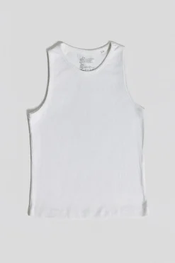Jaded London *Ntrls White Rib Vest