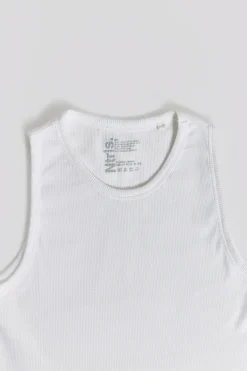 Jaded London *Ntrls White Rib Vest