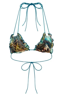 Jaded London Bikini Tops*Oceana Ruffle Edge Triangle Bikini Top