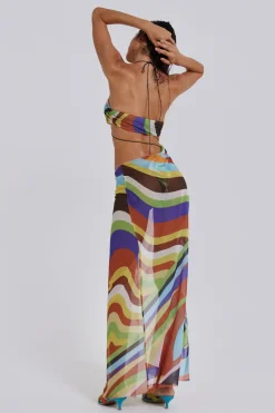 Jaded London New In Beach & Swimwear*Oliana Draped Maxi Dress