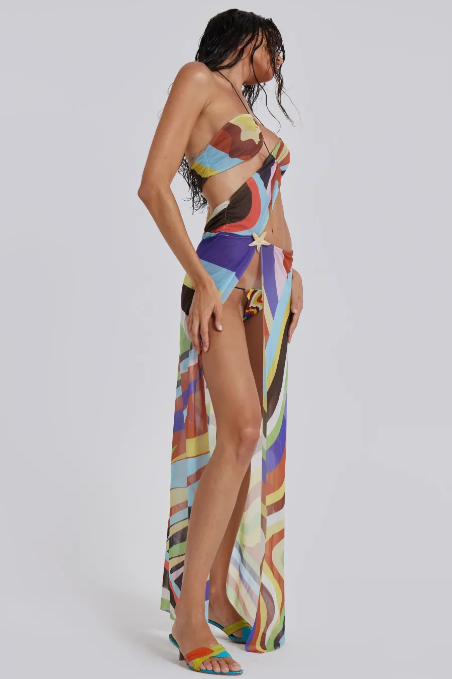 Jaded London New In Beach & Swimwear*Oliana Draped Maxi Dress