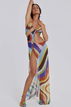 Jaded London Maxi Dresses*Oliana Draped Maxi Dress
