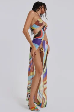 Jaded London Maxi Dresses*Oliana Draped Maxi Dress