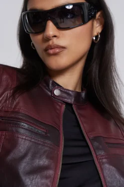 Jaded London *Oxblood Piston Jacket