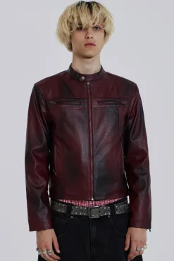 Jaded London *Oxblood Piston Jacket