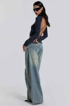 Jaded London Long Sleeve Tops*Party In The Back Backless Top