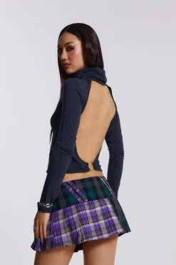 Jaded London Long Sleeve Tops*Party In The Back Backless Top