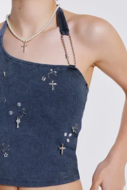 Jaded London Crop Tops*Pierce Me Top