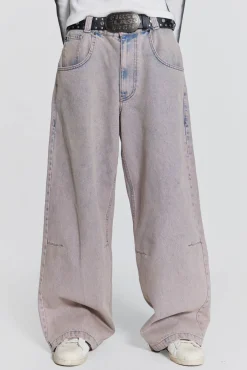 Jaded London Colossus Jeans*Pink Wash Acid Colossus Baggy Jeans