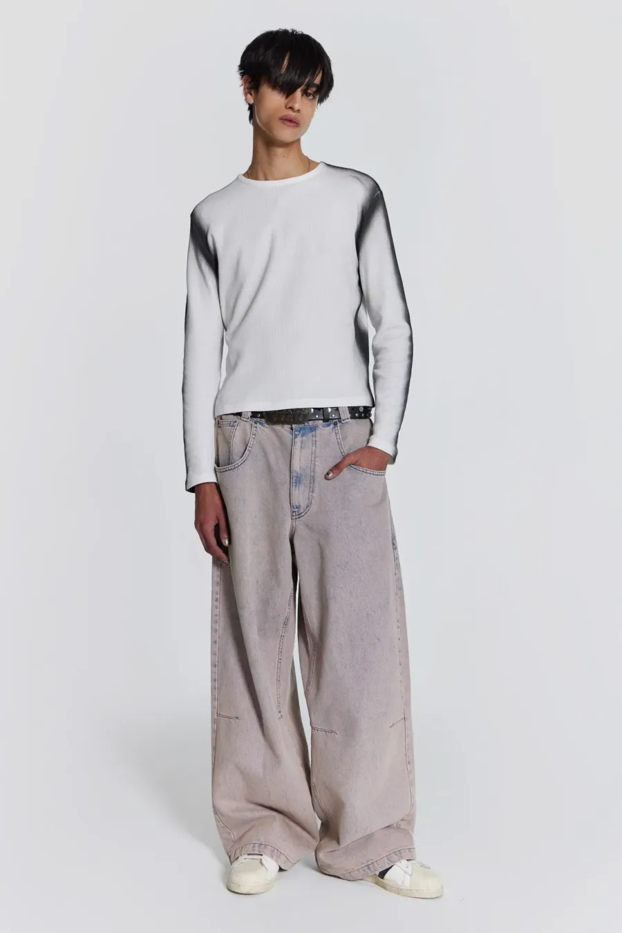 Jaded London Colossus Jeans*Pink Wash Acid Colossus Baggy Jeans