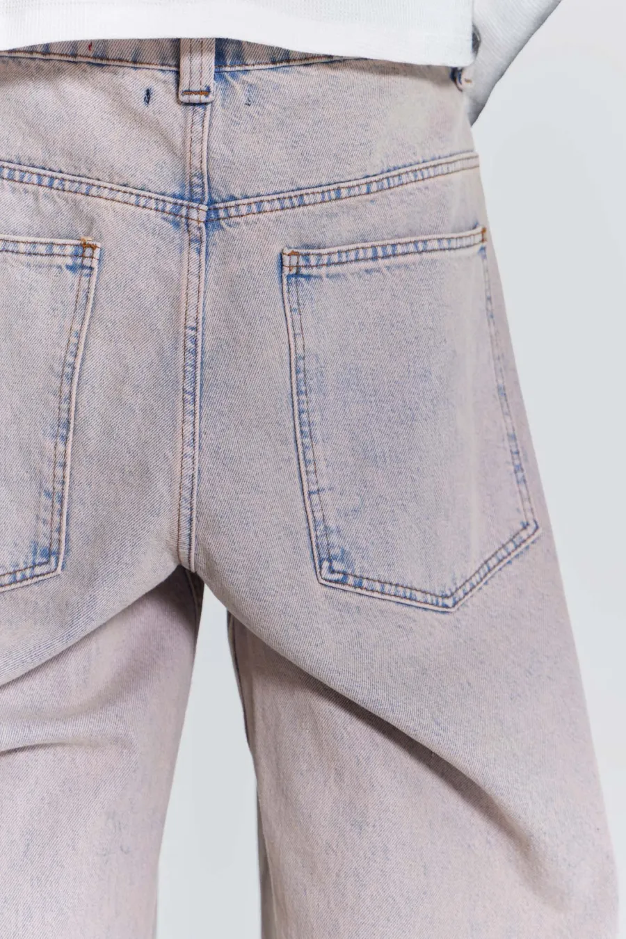 Jaded London Colossus Jeans*Pink Wash Acid Colossus Baggy Jeans