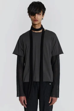 Jaded London T-Shirts*Pitch Double Layer Tee