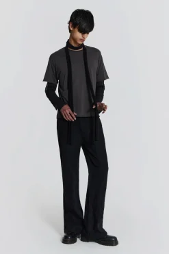 Jaded London T-Shirts*Pitch Double Layer Tee