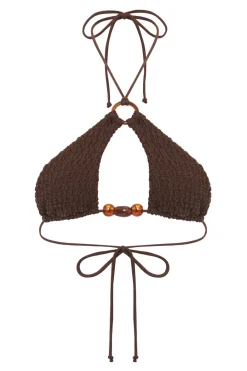 Jaded London Bikini Tops*Poseidon Zig Zag Knit Halter Bikini Top