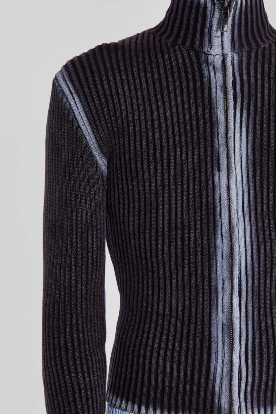 Jaded London Knitwear*Purple Acid Lucid Knit Track Top